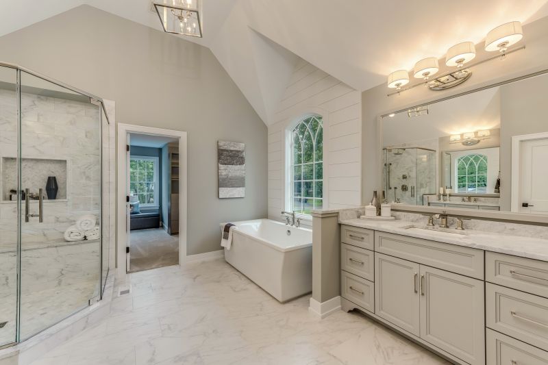 Wide View of Bathroom Renovation